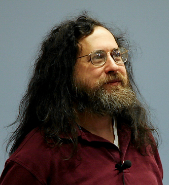 Richard Stallman photographed well after GCC's first release.