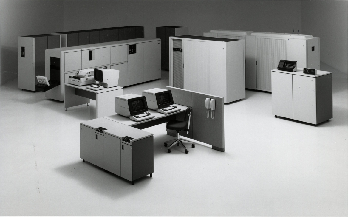 An IBM 3081 mainframe system
